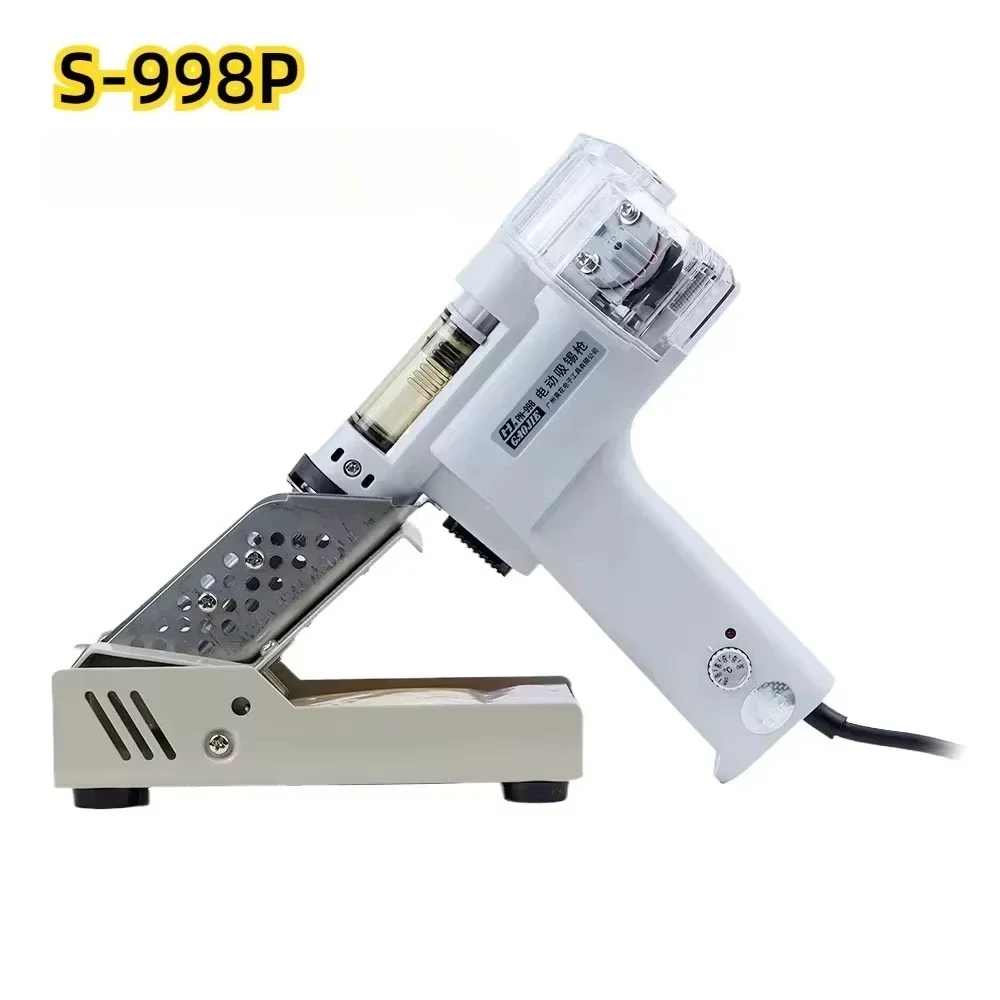 Desoldering Gun Vacuum Electric - مسدس كهربائي لإزالة اللحام S-998P بمضختين،