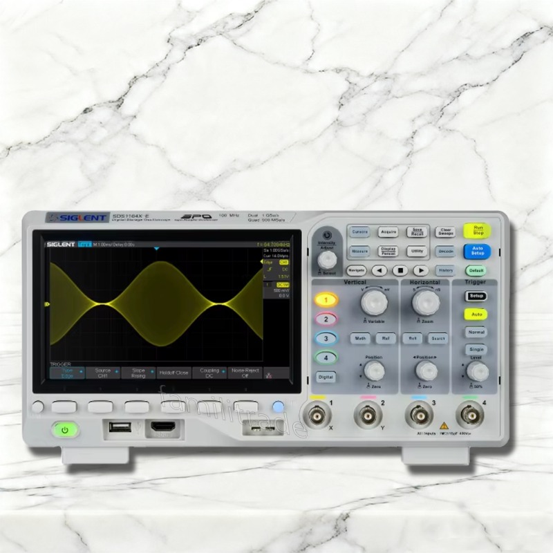 جهاز راسم ذبذبات رقمي SIGLENT  - مراجعة Digital Storage Oscilloscope 100Mhz 4Ch وسعره