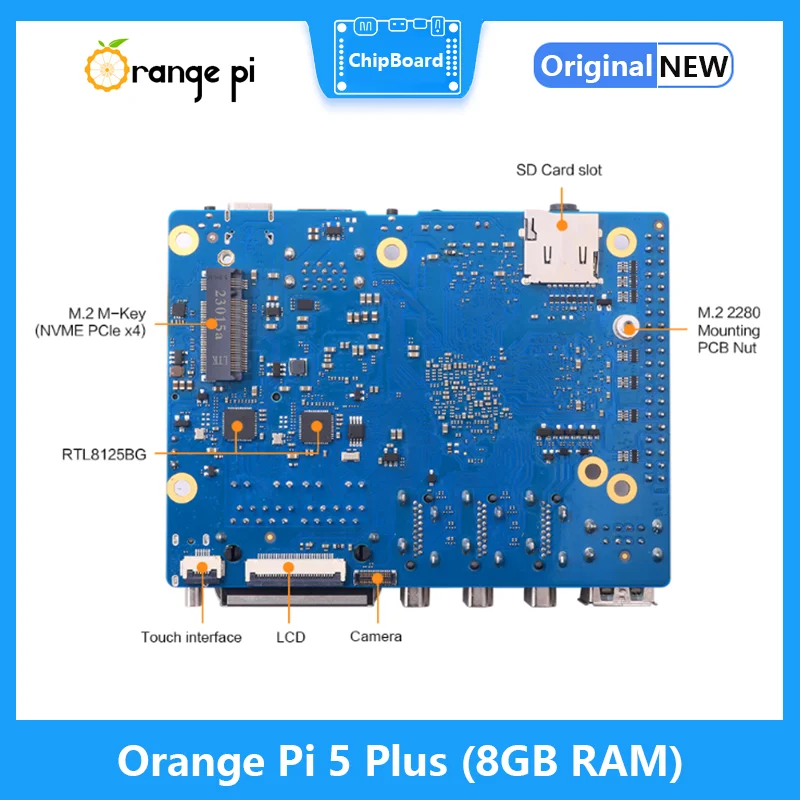 Orange Pi 5 Plus 8GB RAM RK358 - مراجعة Orange Pi 5 Plus 16Gb وسعره