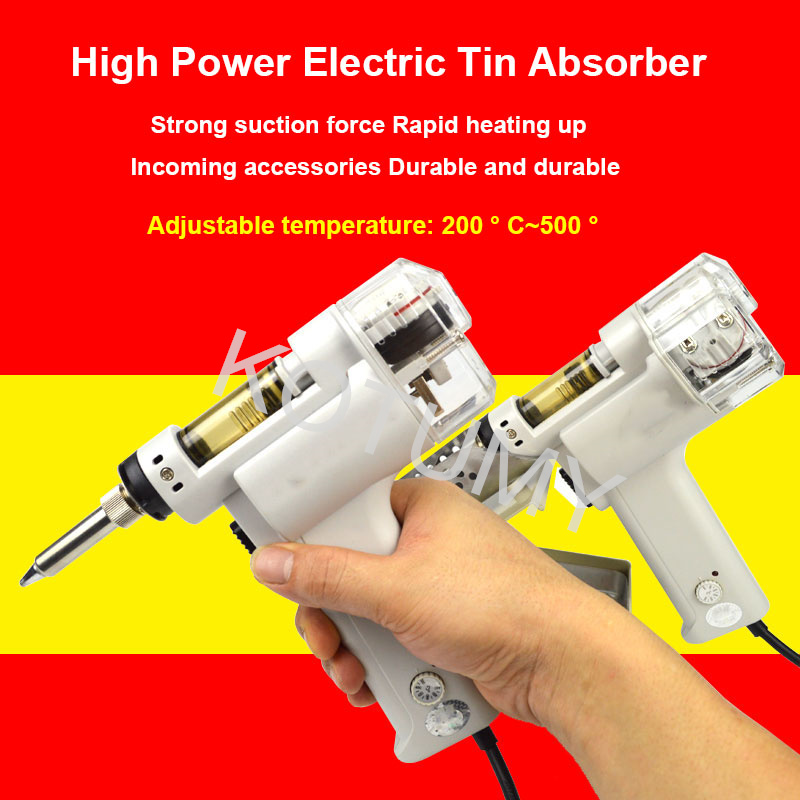 مضخة شفط لحام كهربائية محمولة  - مراجعة Desoldering Gun Vacuum Electric وسعره
